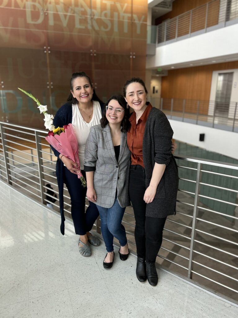 Group photo of Manpreet, Imalay, and Stacy